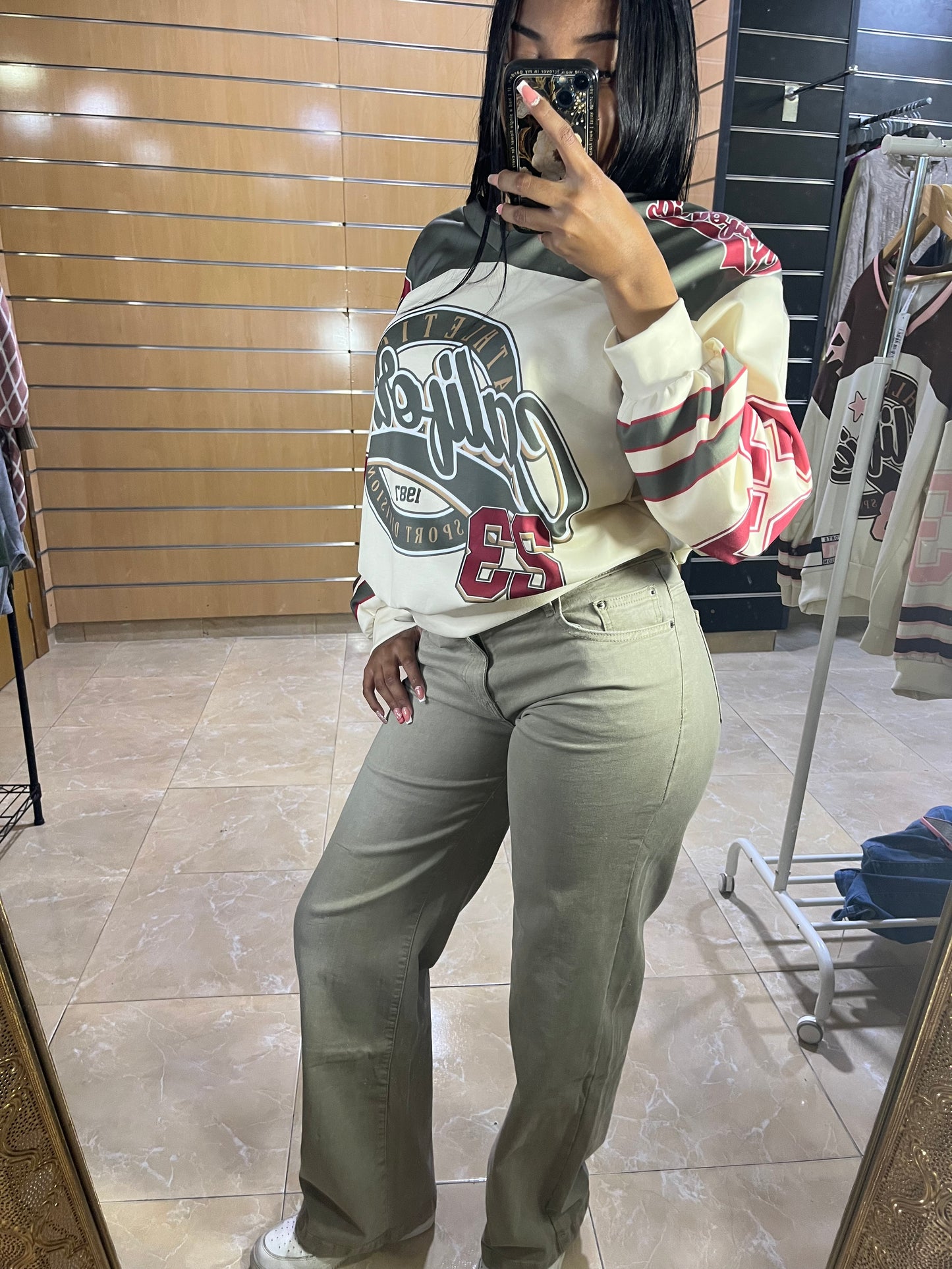 Sudadera california verde