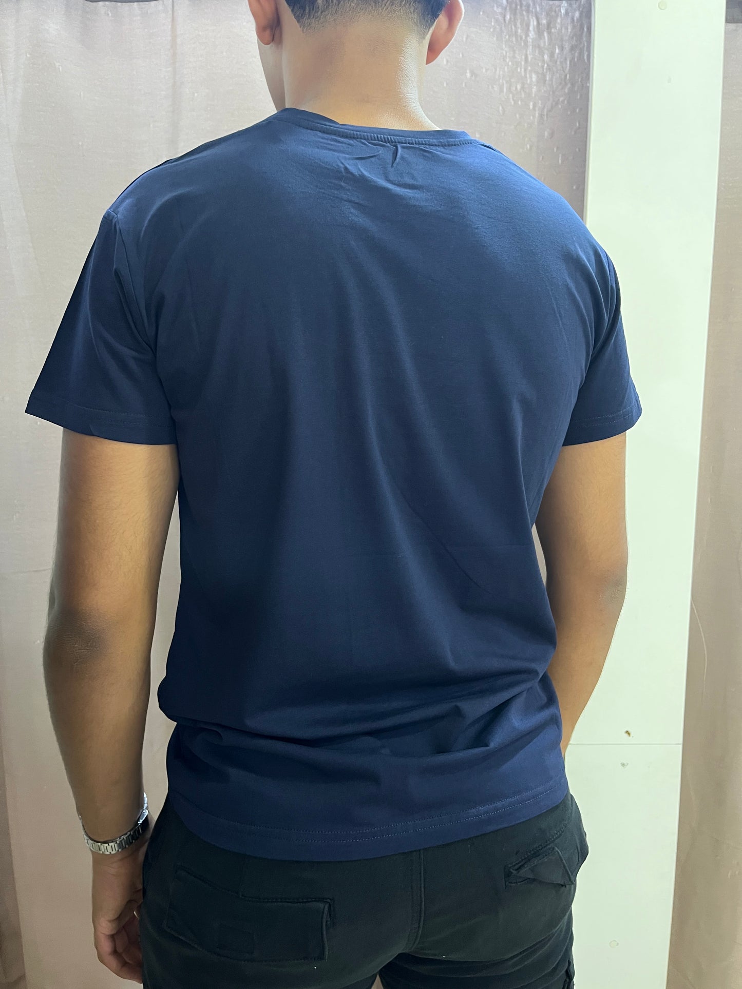 Camiseta básica azul marino