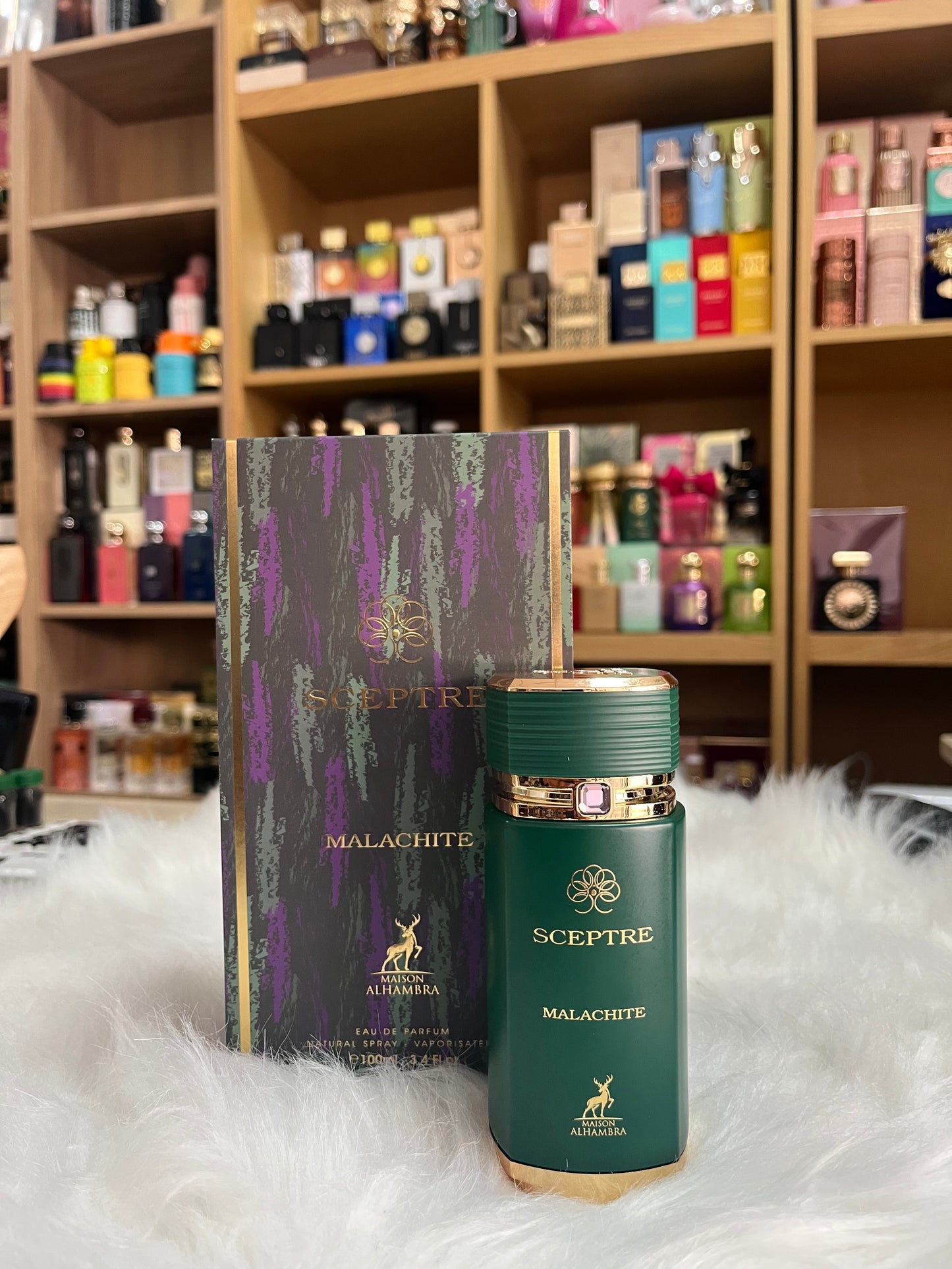 Sceptre Malachite Maison Alhambra