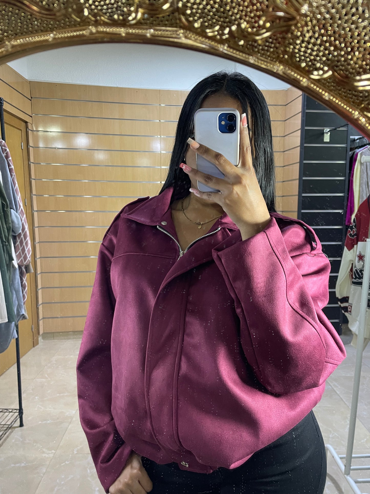 Chanqueta Ante granate