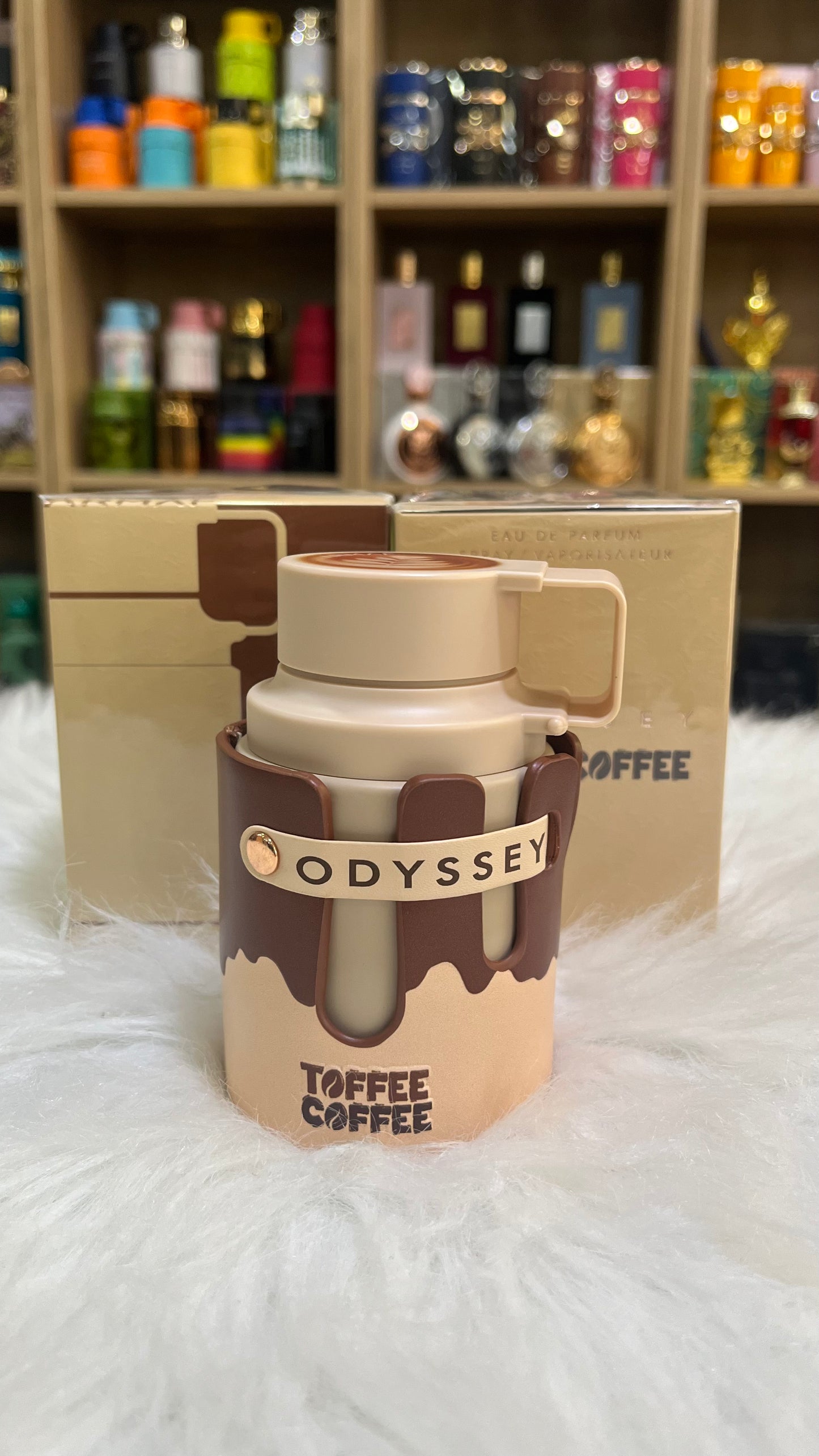 Muestra Odyssey Toffee Coffee Armaf