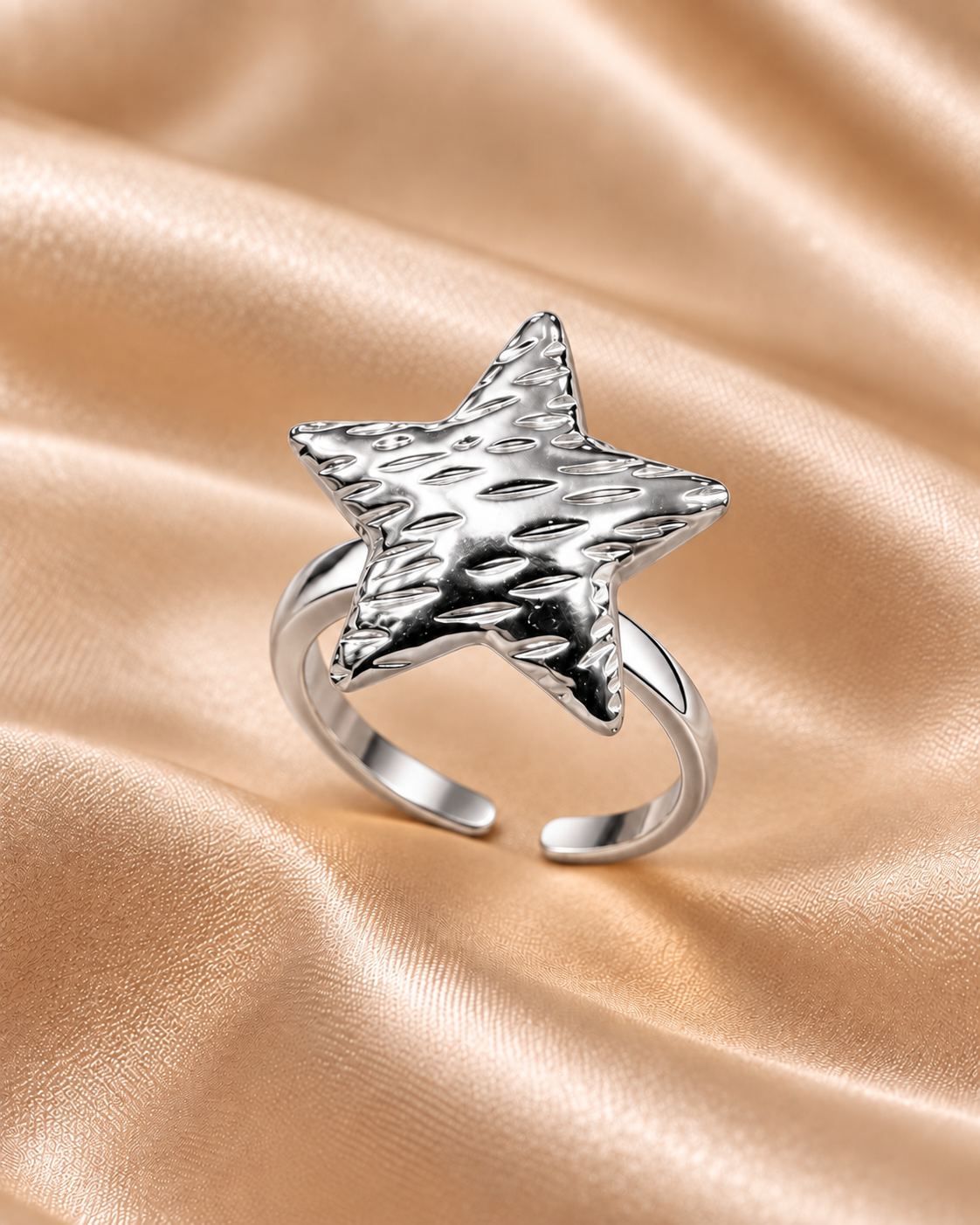 Anillo Star plateado