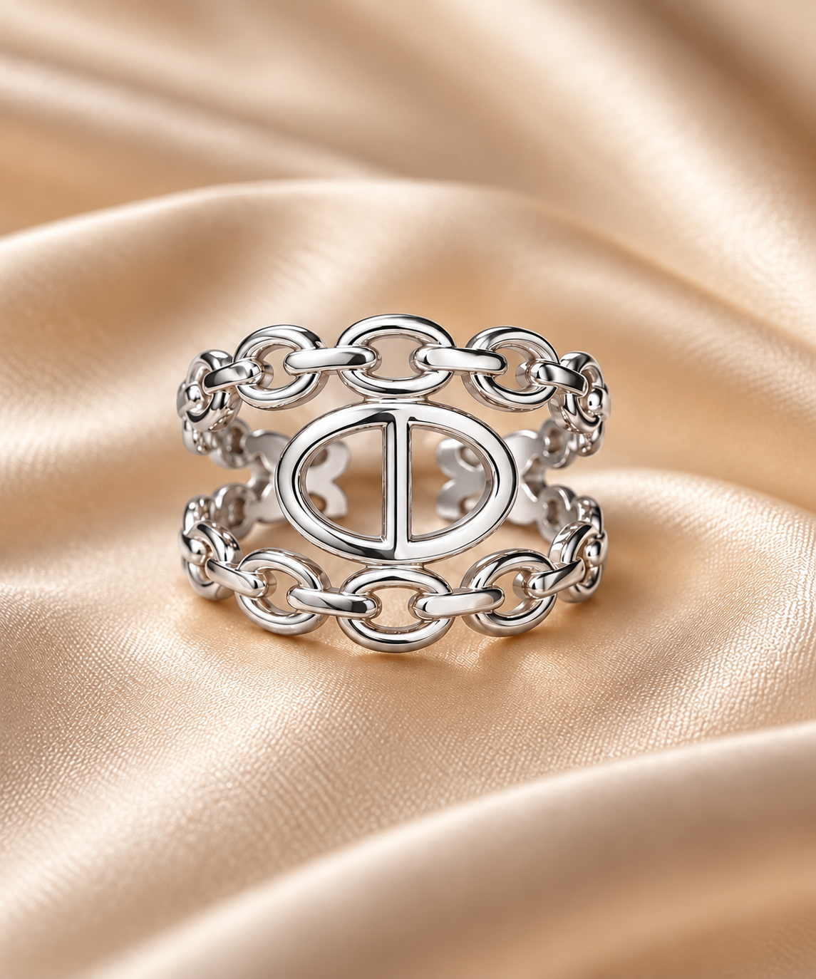 Anillo Firdaus plateado