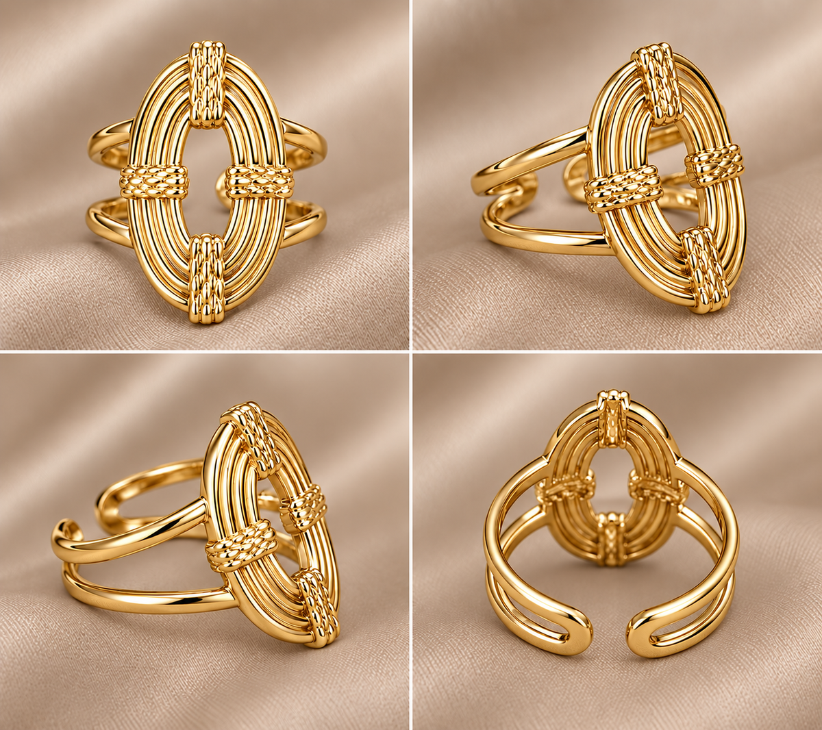 Anillo Saturno ajustable