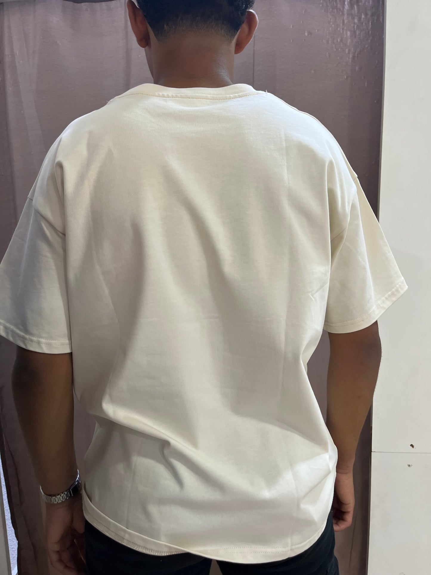 Camiseta Básica beige Oversize