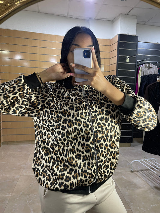 Chaqueta Fina Animal Print