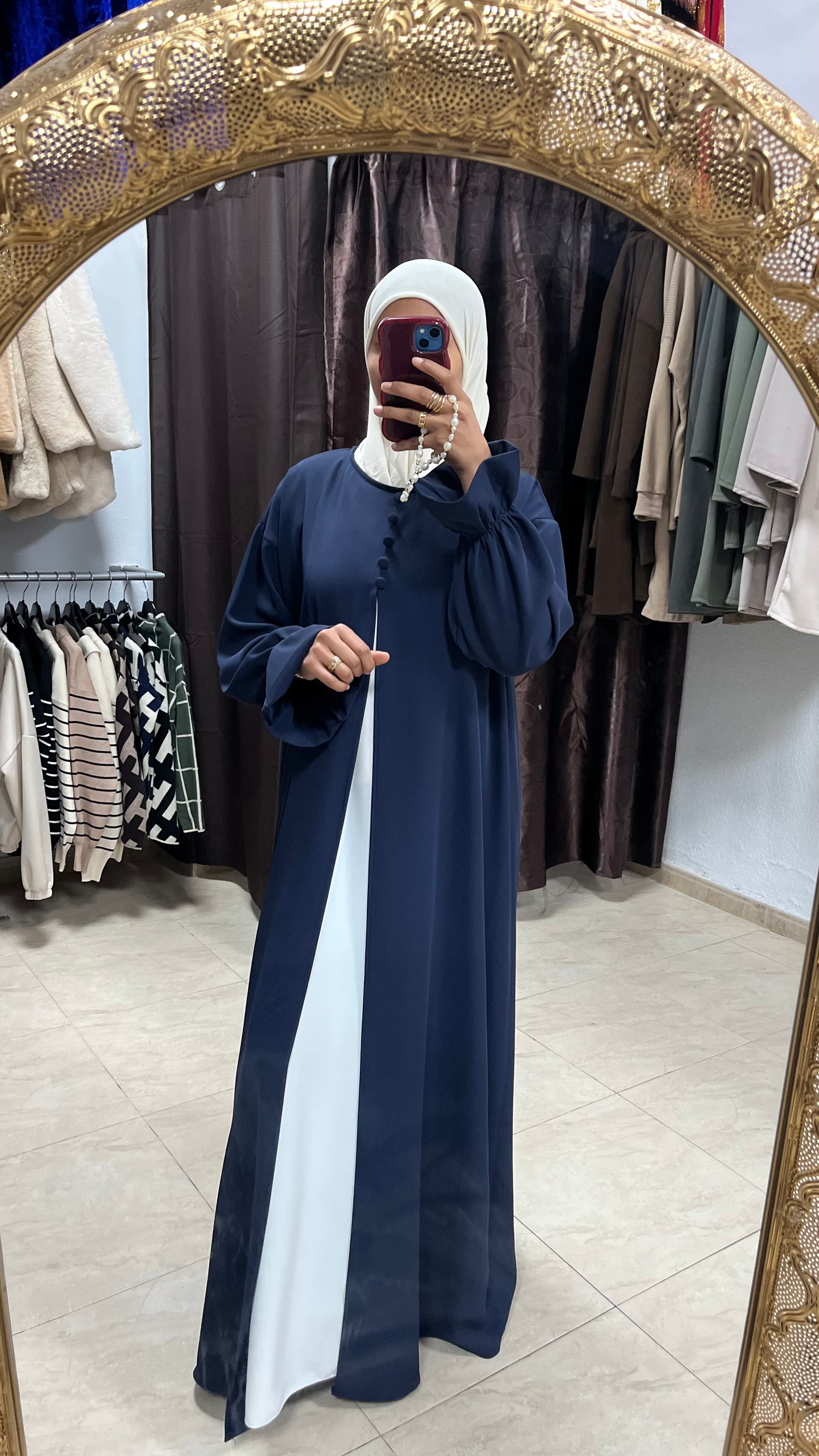 Abaya 2 piezas