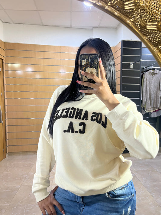 Sudadera Los angeles Relieve