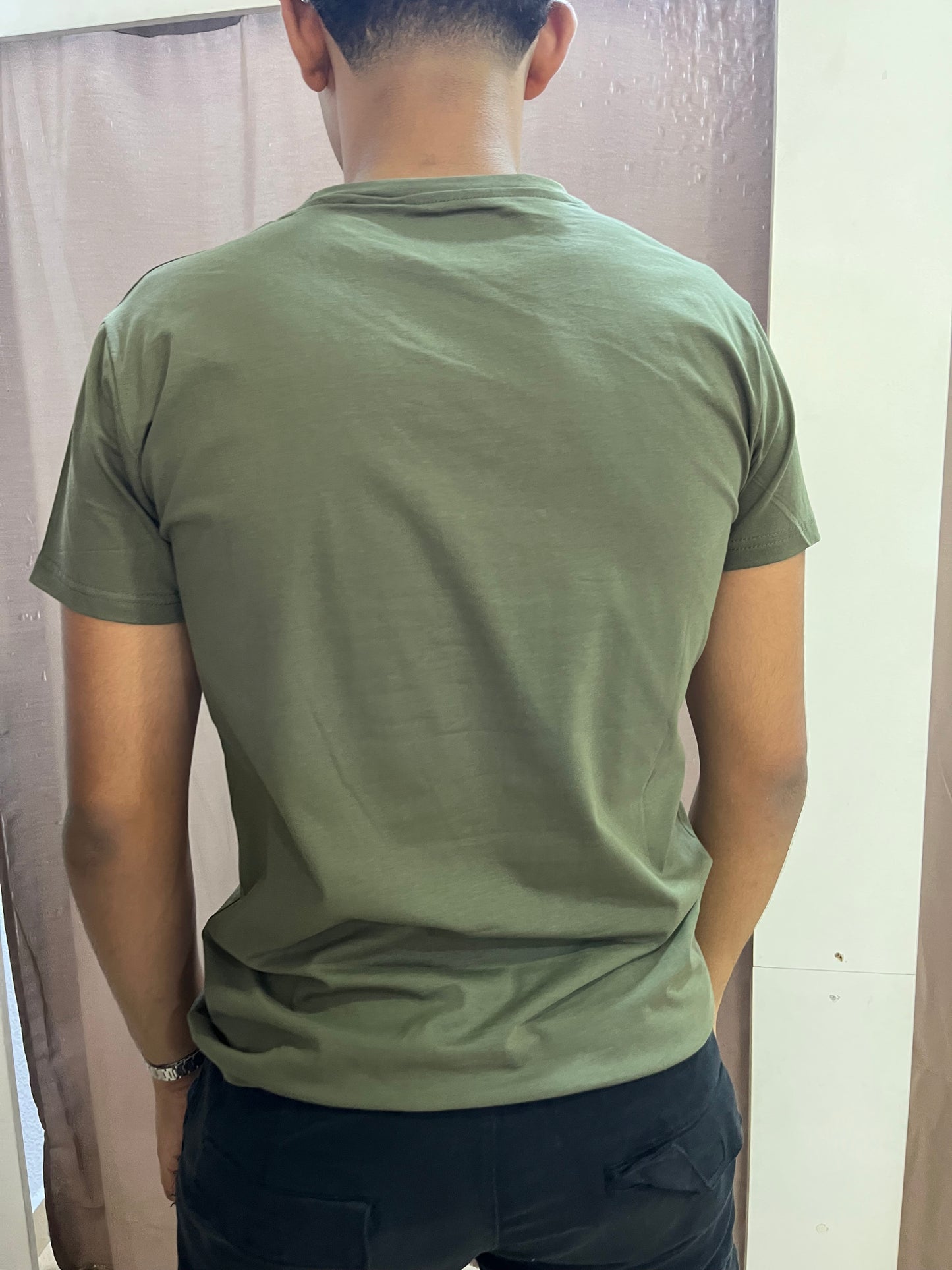 Camiseta básica verde