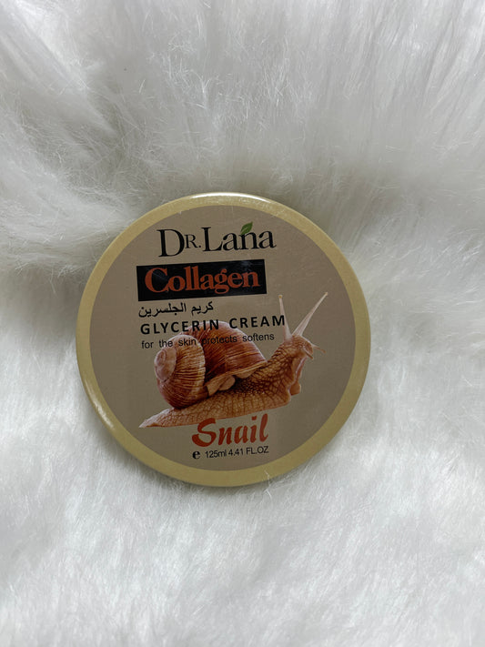 Crema glicerina colágeno caracol