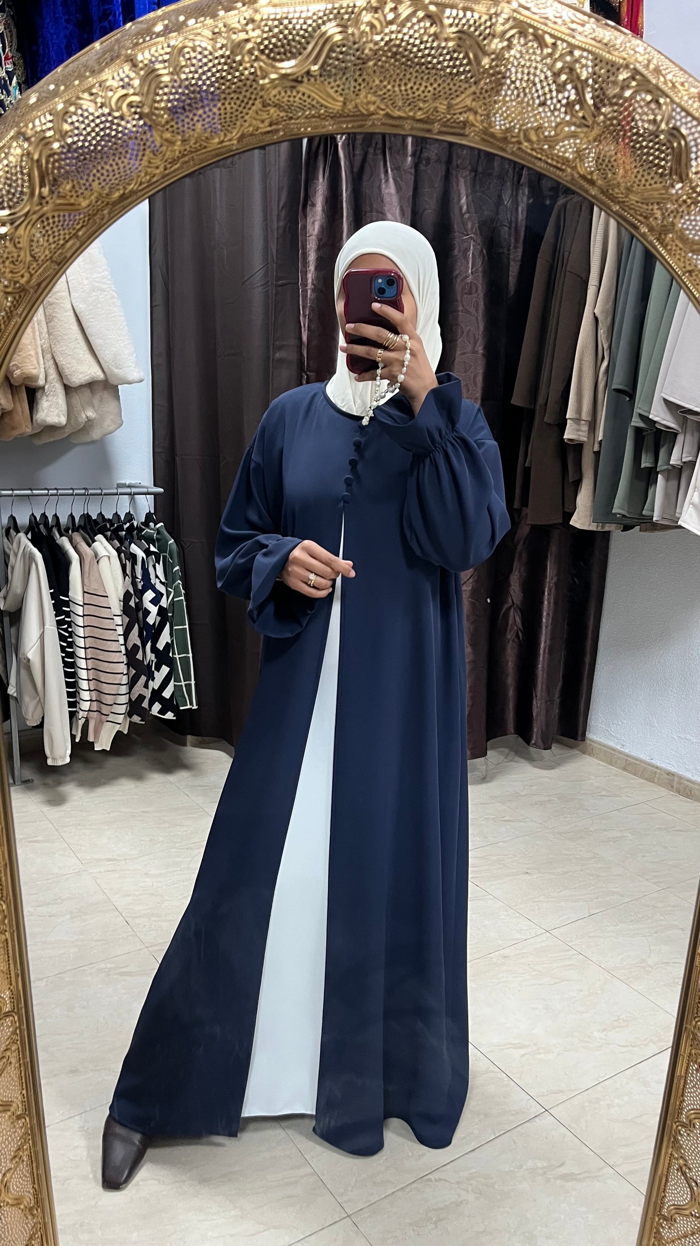 Abaya 2 piezas