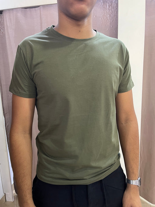 Camiseta básica verde