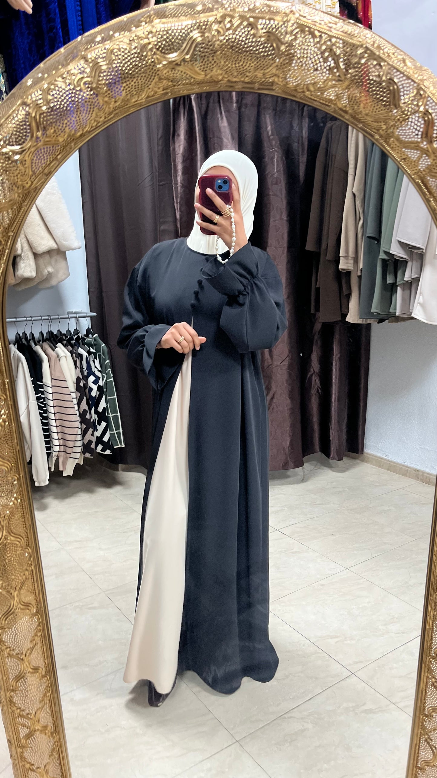 Abaya 2 piezas