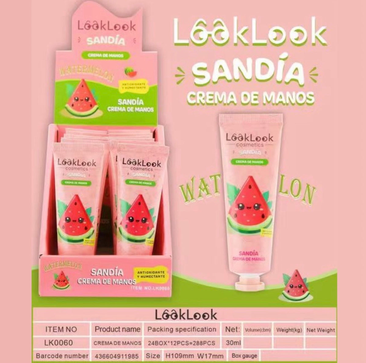 Crema Manos Sandía
