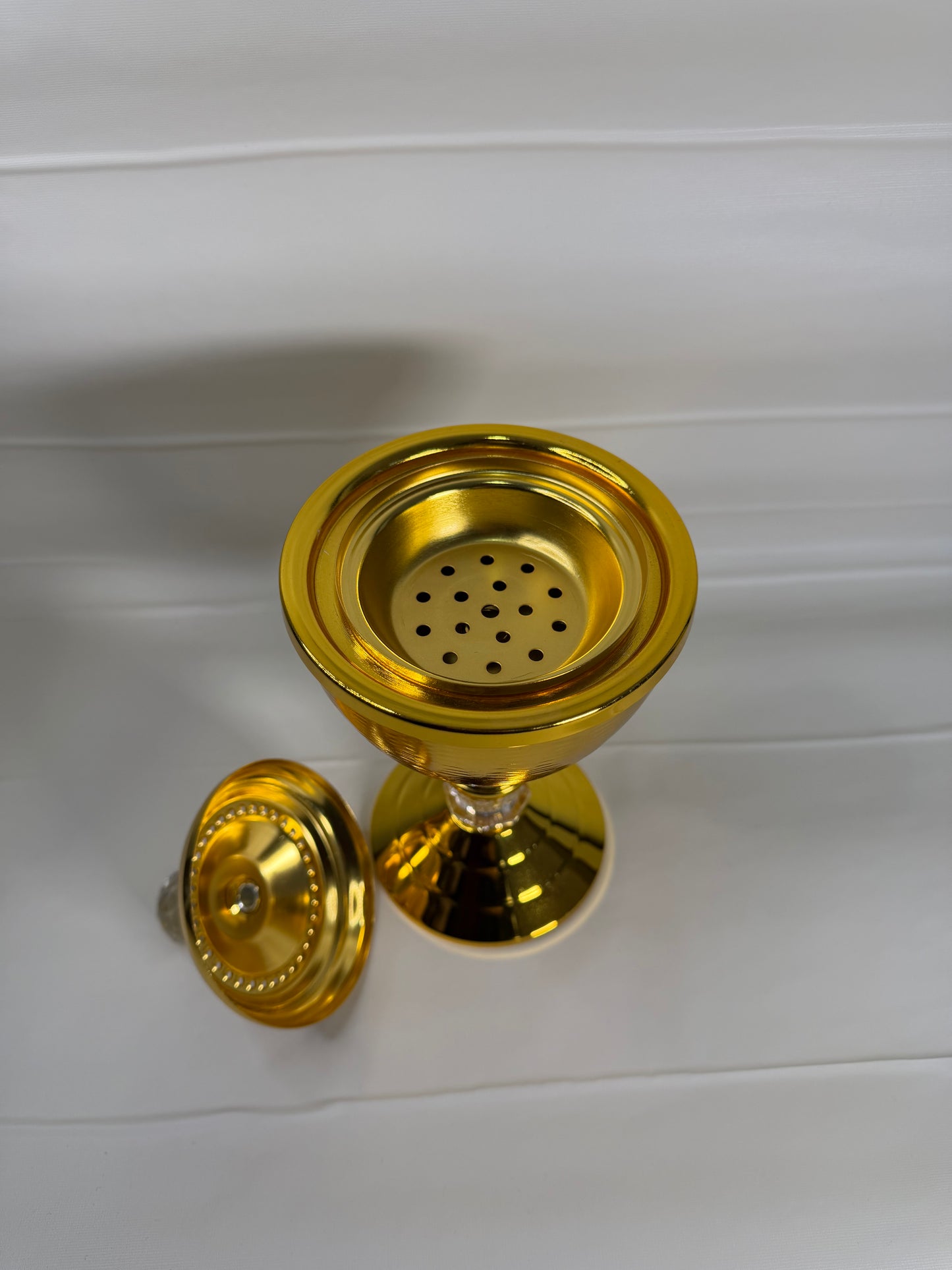 Quemador copa dorado