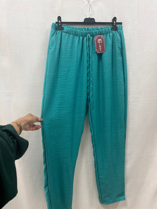 Pantalones azul verdoso