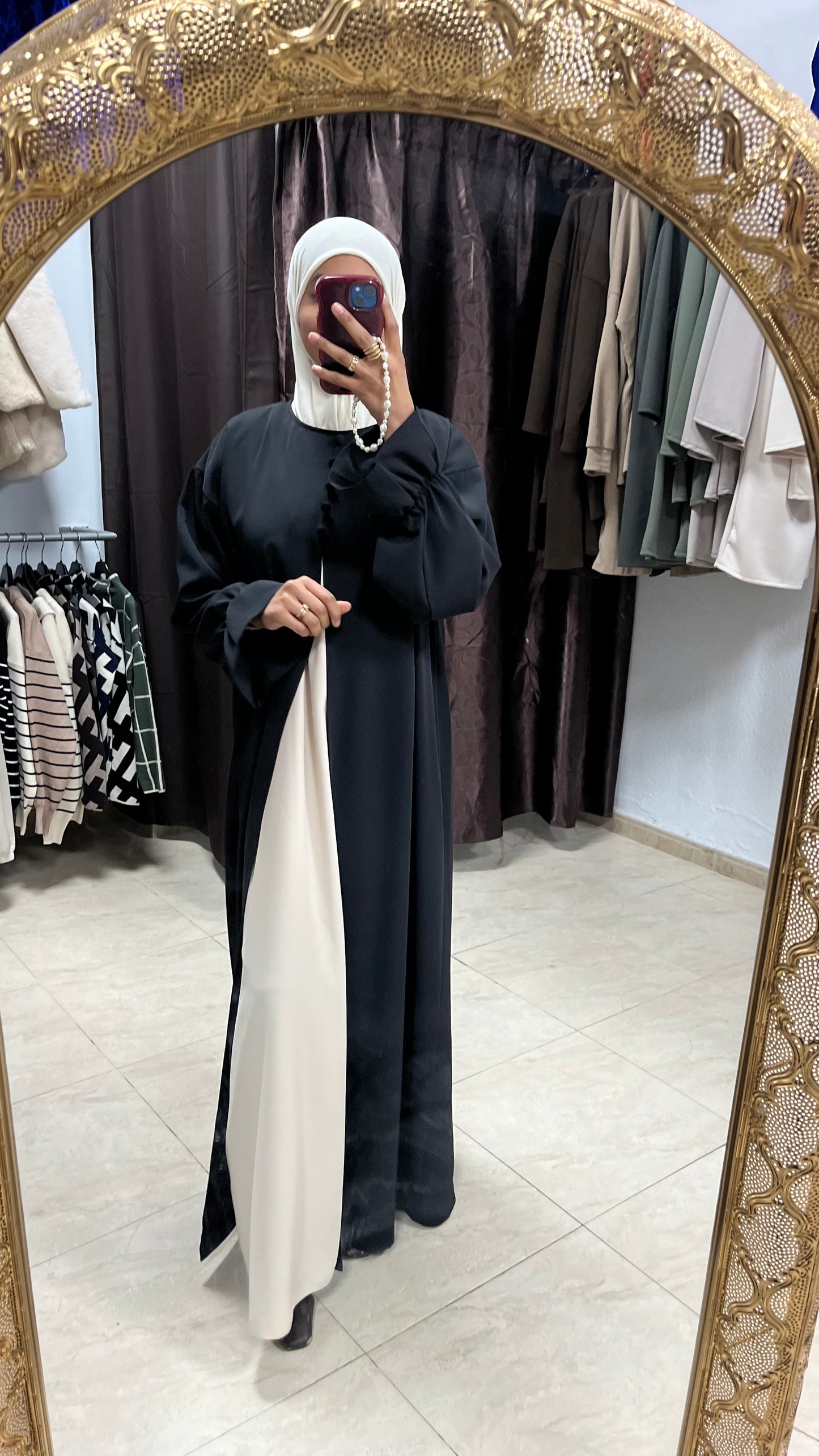 Abaya 2 piezas