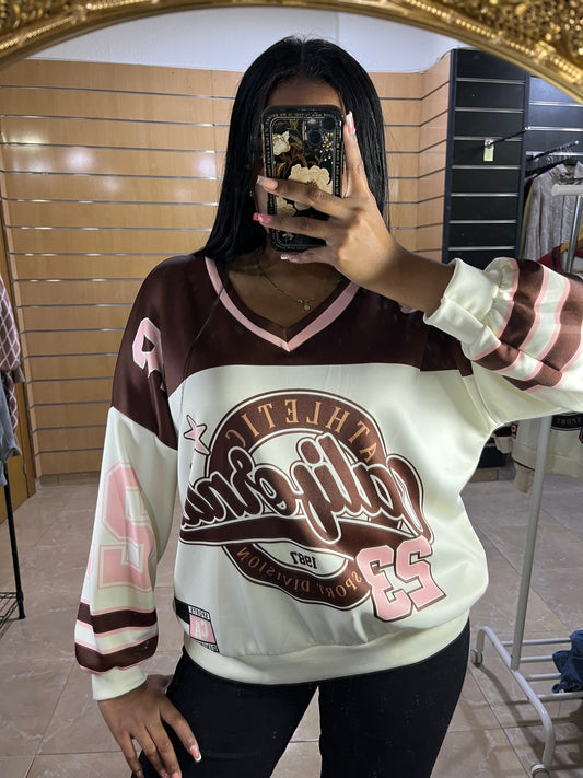 Sudadera california marrón