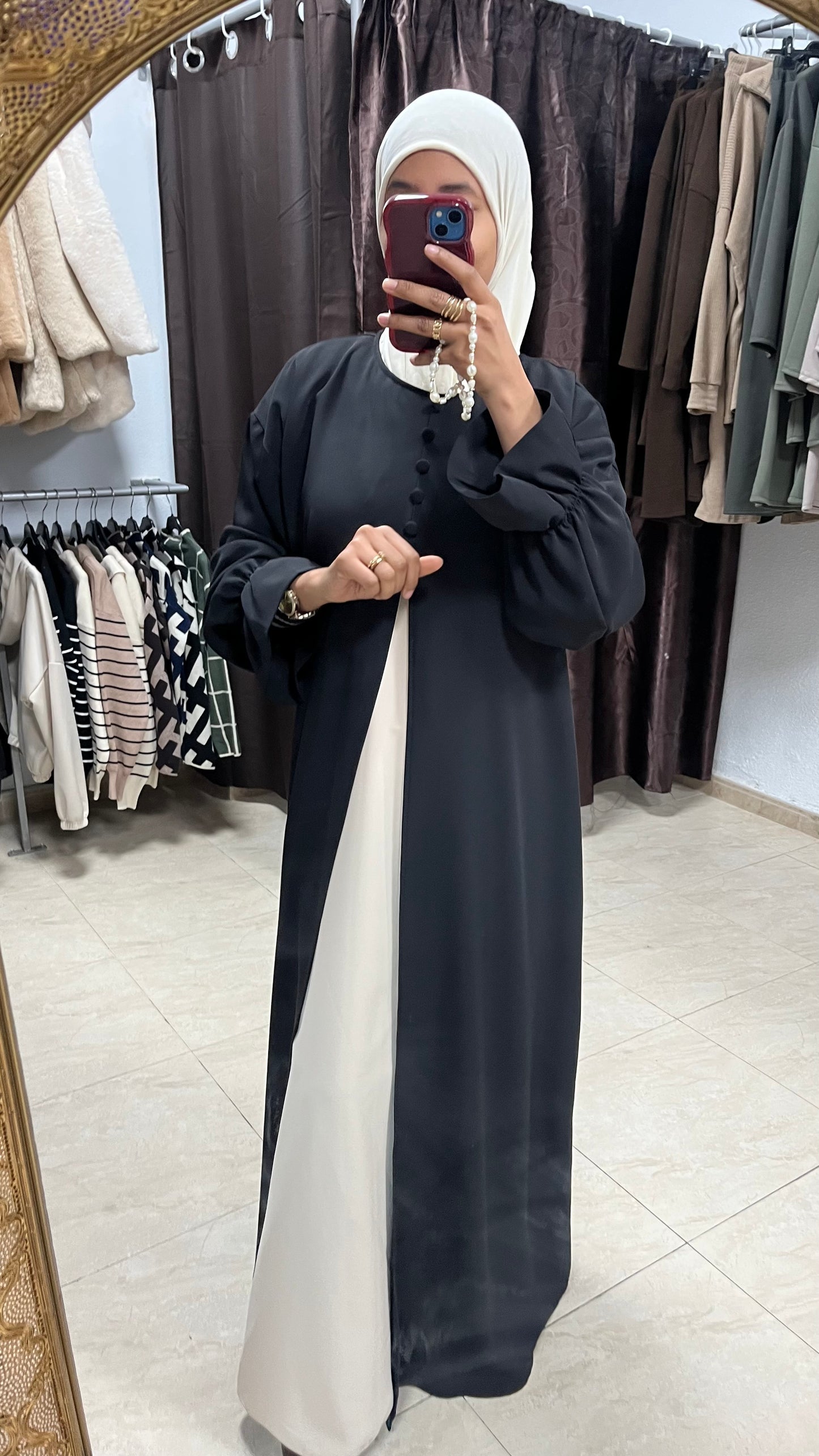 Abaya 2 piezas