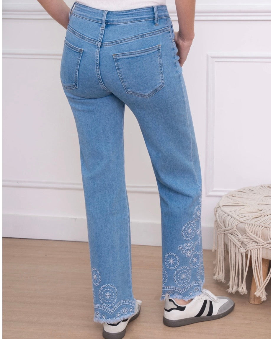 Wideleg bordado