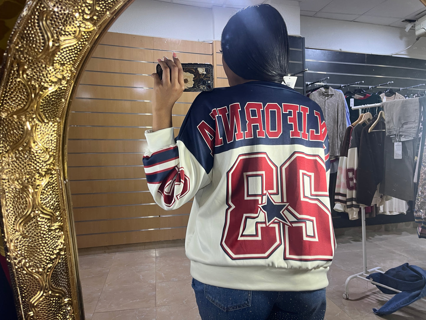 Sudadera california azul marino