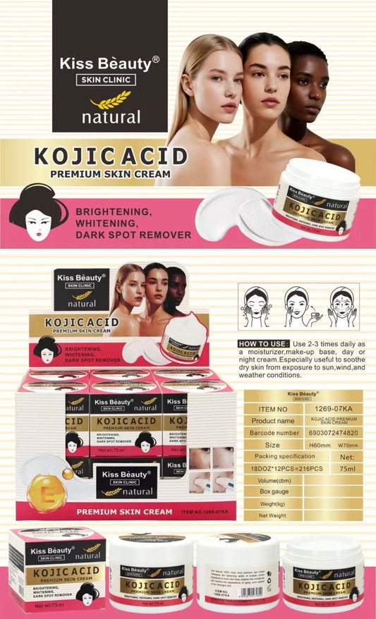 Crema facial premiuim Ácido Kójico