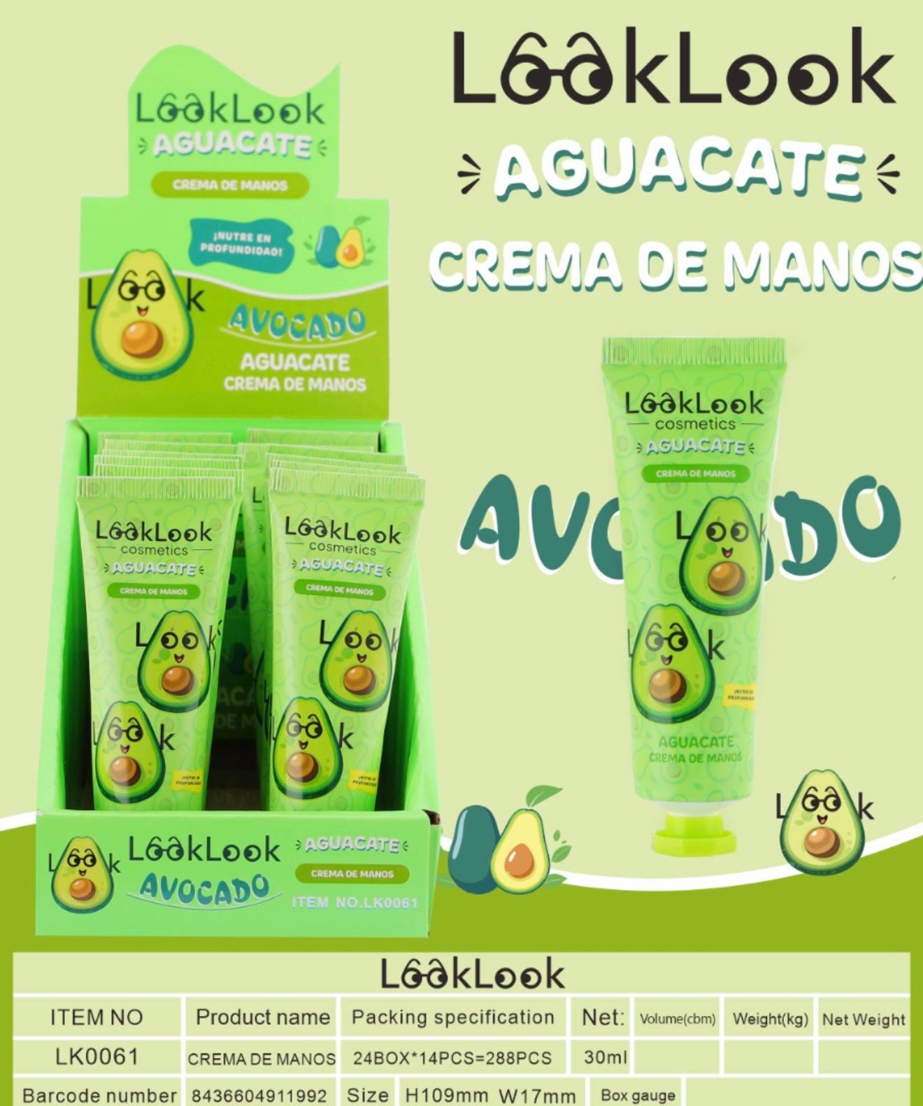 Crema Manos Aguacate