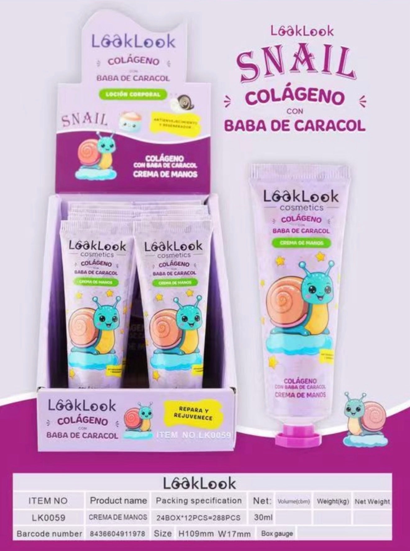 Crema Manos Colágeno