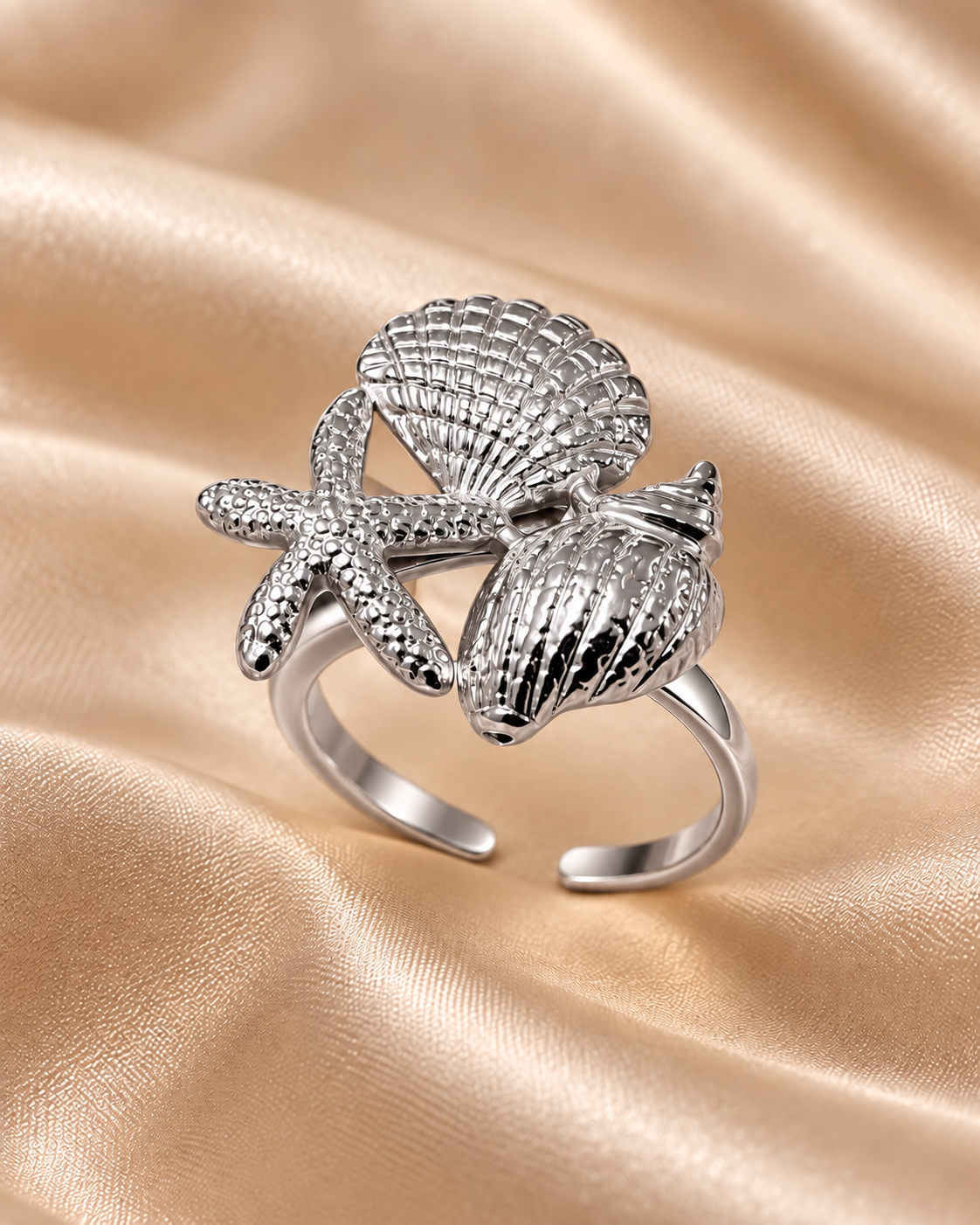 Anillo Summer plateado