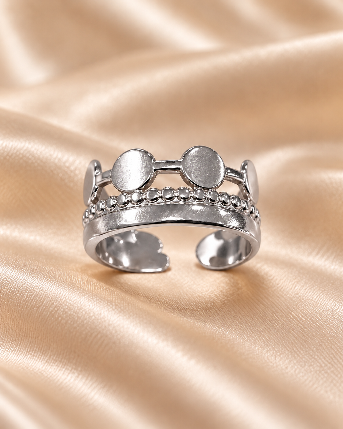 Anillo Zarfe plateado