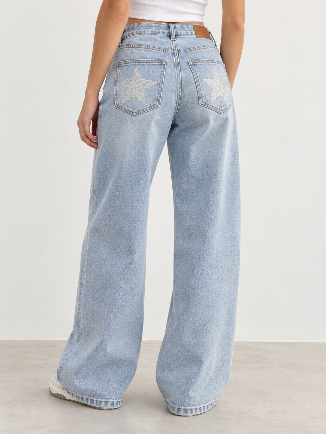Vaqueros Wideleg Estrellas