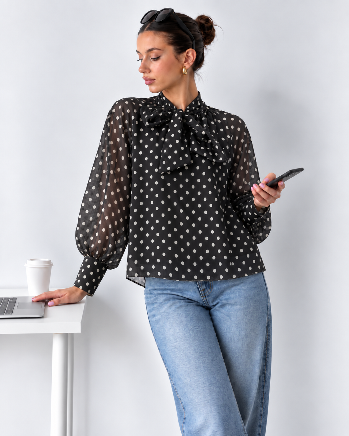 Camisa lunares