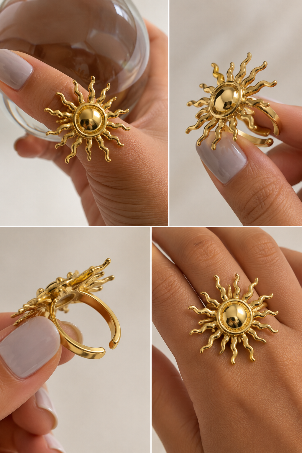 Anillo Sol Ajustable
